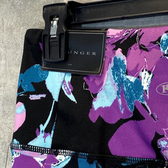 KAY UNGER Women's Blossom Bundle Black Printed High-Rise Pull-On Capri Leggings - Picture 5 of 11